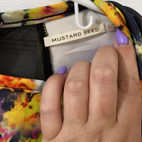 Beautiful colorful dress Mustard Seed brand small - Picture 6 of 6
